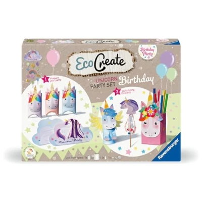 Immagine di Ravensburger Eco Create Maxi, Party Set Unicorni, Gioco Creativo Fai da Te, Lavoretti Creativi a Tema Idea Regalo Bambino e Bambina 6+ Anni