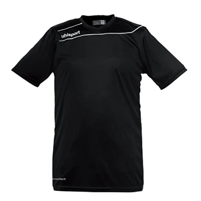 Immagine di uhlsport Stream 3 Maniche Corte Maglia Uomo, Maillot Manches Courtes, Nero/Bianco, XXXS