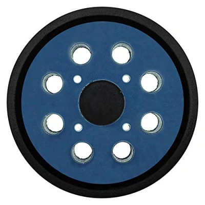 Immagine di 1 x SabreCut OSSCS002 125 mm medio 8 fori di aspirazione della polvere Levigatrice orbitale casuale Hook &amp; Loop platorello compatibile con montaggio a 4