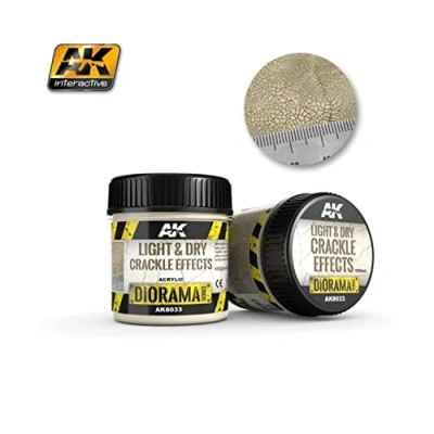 Immagine di AK INTERACTIVE : Effetto Terra Chiara E Secca Creapata (Crackle) 100ml (Acrilico)