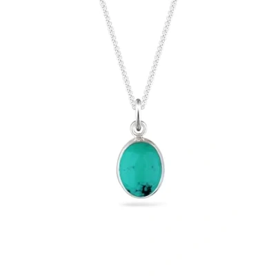 Immagine di Elli Collana da Donna Ciondolo Gemma Howlit Turchese in Argento Sterling 925