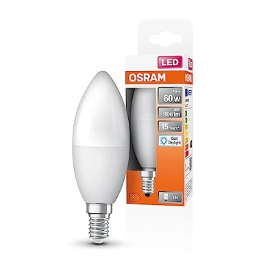 Immagine di OSRAM 4099854023026 LED (monocolore) ERP F (A G) E14 Forma di candela 7 W = 60 Bianco freddo (Ø x A) 39 mm 1 pz.