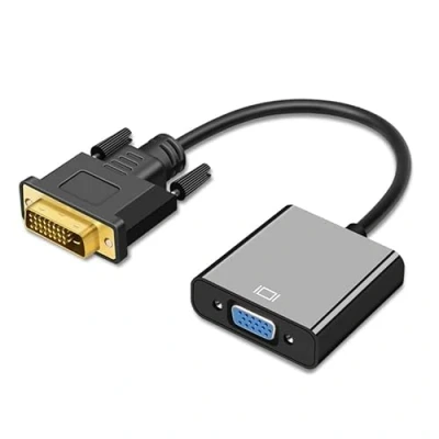 Immagine di Ziyan DVI maschio VGA femmina adattatore convertitore digitale analogico cavo D 24+1