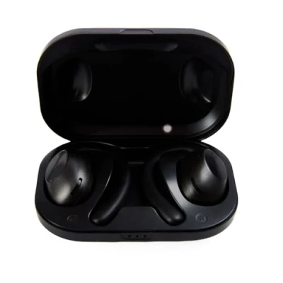Immagine di Nilox RunBeat, Auricolari Sportivi Wireless con tecnologia Air Conduction, Doppio Microfono ENC, Resistenti all&#039;Acqua e alla Polvere, Cuffie Auriculari Touch Control, Musica Fino a 12 Ore