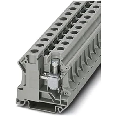 Immagine di Phoenix Contact UTI 16 3073827 Morsetto passante componibile Numero Poli (num): 2 6 mm² Grigio 50 pz.