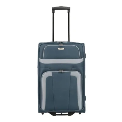 Immagine di travelite paklite valigia da viaggio con 2 ruote, mobile di medie dimensioni, Orlando, classico trolley softshell dal design senza tempo, 63 cm, 58 litri
