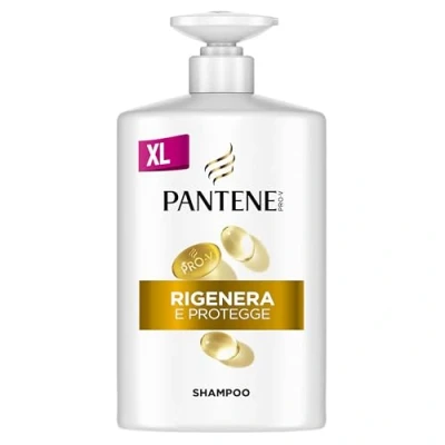 Immagine di Pantene Shampoo Rigenera E Protegge Capelli Deboli, Secchi, Pro V Active Nutri Plex, Dosatore 1000ml