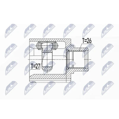 Immagine di NTY NPW VW 076 Kit Giunto Omocinetico Dx VOLKSWAGEN: Multivan 5 (7HM