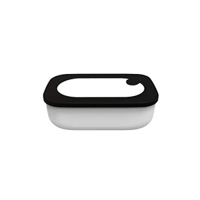 Immagine di Guzzini On The Go Lunchbox con Contenitore, Spalvieri &amp; Del Ciotto, 20 x 12 h7 cm, 900 cc, Bianco