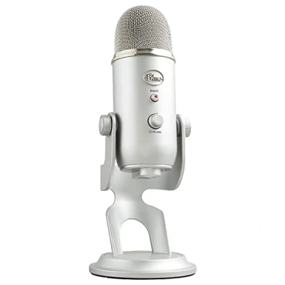 Immagine di Blue Microphones Yeti verticale Microfono per PC Tipo di trasmissione (dettaglio):Cablato, USB Cablato, Argento