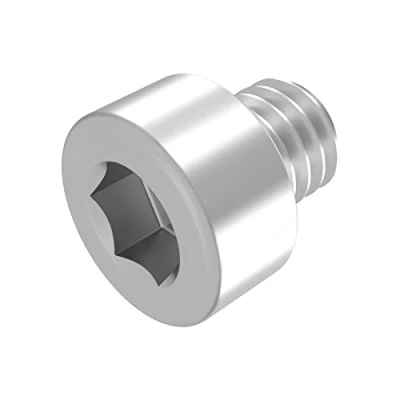 Immagine di SECCARO vite a testa cilindrica M6 x 6 mm, acciaio inox V2A VA A2, DIN 912/ISO 4762, cava esagonale, completamente filettato, 20 pezzi