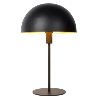 Immagine di Lucide Lampada da tavolo Siemon di acciaio, nero