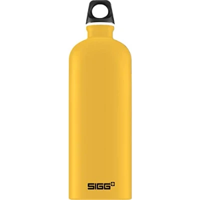Immagine di Sigg Mustard Touch Borraccia Alluminio (1 L), Ermetica e Priva di Sostanze Nocive, Acqua Leggerissima in