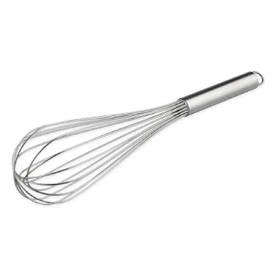 Immagine di Thermohauser 5000245095 Frusta da Cucina Inossidabile, Lunghezza 40 cm, con Manico in Acciaio Inox e Gancio, 16 Passanti