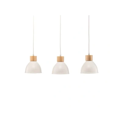Immagine di Lampada a sospensione Envostar Tira, 3 luci, bianca