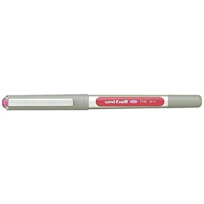 Immagine di Uni Ball UB 157 Eye Penna a sfera punta fine, confezione da 12, colore rosa