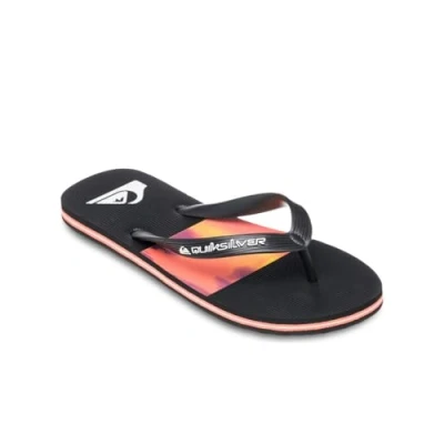 Immagine di Quiksilver Molokai Stripe 25, Sandali Uomo, Fiery Coral Bloofade, 41 EU