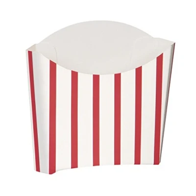 Immagine di Unique Tableware Scatole per Snack in Carta Confezione da 8, plastica, Red
