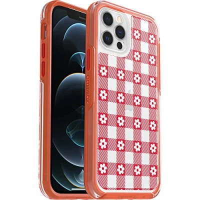 Immagine di OtterBox cover per iPhone 12 / Pro, Symmetry, resistente a shock e cadute, sottile, testata 3x vs le norme anti caduta MIL STD 810G, Picnic Daisy