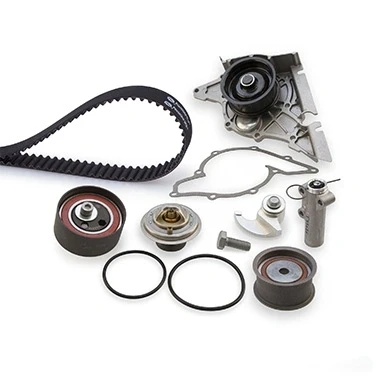 Immagine di GATES KP2TH25493XS 1 pompa acqua + Kit Cinghia Distribuzione con Tru Power termostato AUDI: A4 B6 Avant, Sedan, A6 C5 Avant
