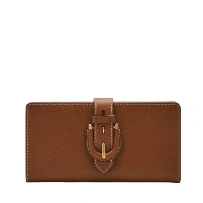 Immagine di Fossil Portafoglio bifold con cinturino Harwell da donna in pelle LiteHide™, SL10032200
