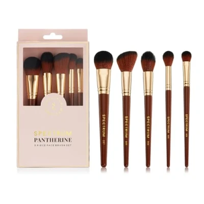 Immagine di Spectrum Pantherine 5 Piece FACE SET Kit pennelli, Donna, Taglia: One Size,