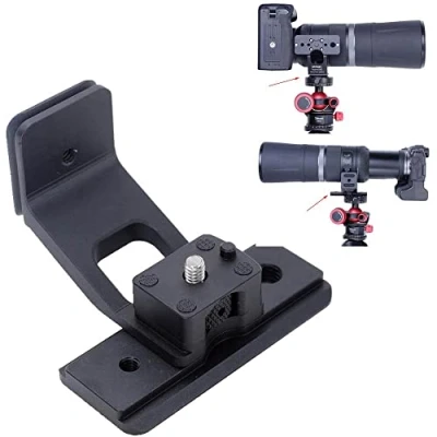 Immagine di iShoot Base Anello di montaggio per treppiede piede Collare obiettivo compatibile con Canon RF 600mm f/11 is STM &amp; 800mm STM, supporto verticale Shoot, 2 Arca piastre a sgancio rapido