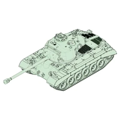 Immagine di Trumpeter 1/72 M26 mit 90mm T15E2M2 Modellino in plastica, Accessori per Treni, Hobby, modellismo, Multicolore, TRU07170
