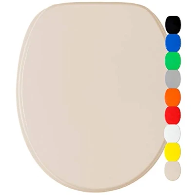 Immagine di Sanilo Sedile WC, grande scelta di belli copriwater uni, da legno robusto e alta qualità (Beige)