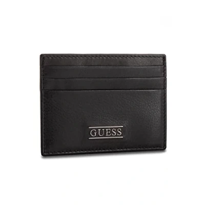 Immagine di Guess PORTA TESSERE CARTE DI CREDITO UOMO NEW BOSTON CARD CASE PELLE NERO GS19GU06