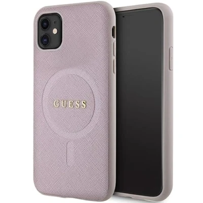 Immagine di Guess GUHMN61PSAHMCP Custodia rigida per iPhone 11/Xr 6.1&quot;, colore: Rosa