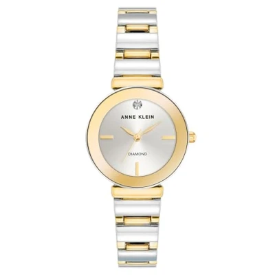 Immagine di ANNE KLEIN Orologio da polso donna, con vero diamante sul quadrante, Argento
