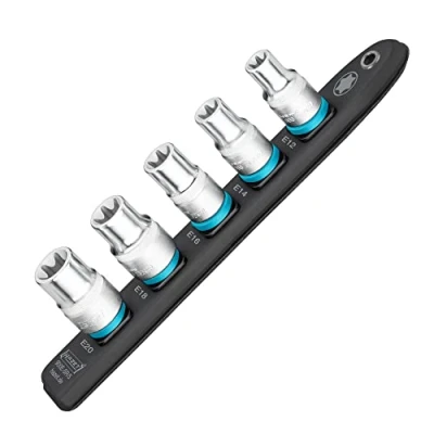 Immagine di Hazet 900E SR/5 TORX esterno Striscia di connessione 5 parti Quadrata , 1/2 (12.5 mm)