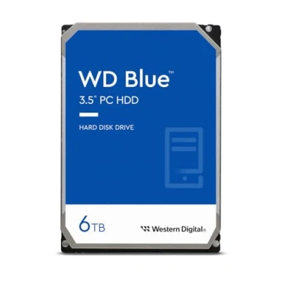 Immagine di WD WD60EZRZ Blu Hard Disk Desktop da 6 TB, 5400 RPM, SATA GB/s, 64 MB Cache, 3.5 &quot;