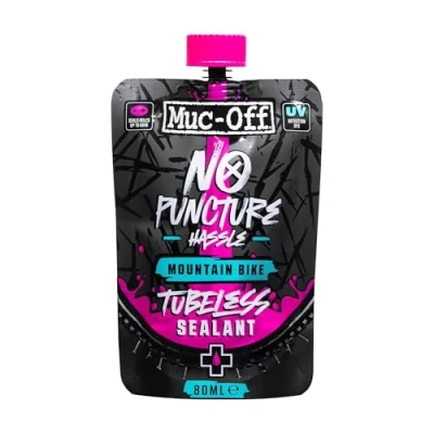 Immagine di Muc Off No Puncture Hassle MTB Tubeless Sealant 80ml, Sigillante per Pneumatici Unisex
