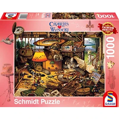 Immagine di Schmidt Spiele 59994 Max sui monti Adirondacks, puzzle da 1000 pezzi, Multicolore, one Size