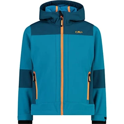 Immagine di CMP Giacca Da Bambino Con Cappuccio Fisso, Unisex Bambini e ragazzi, Reef Deep Lake, 176