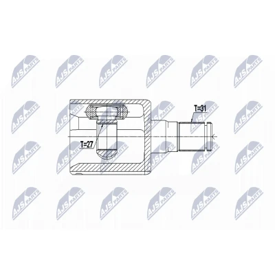Immagine di NTY NPW VV 076 Kit Giunto Omocinetico