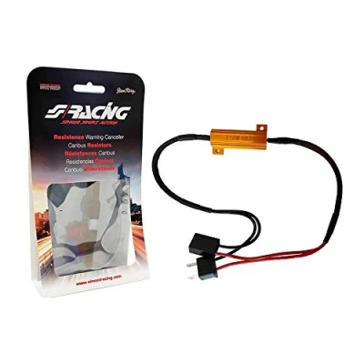 Immagine di Simoni Racing 50W7 Resistenza Warning Canceller specifica per lampade a LED Attacco H7, 50W 6 Ohm con connettori