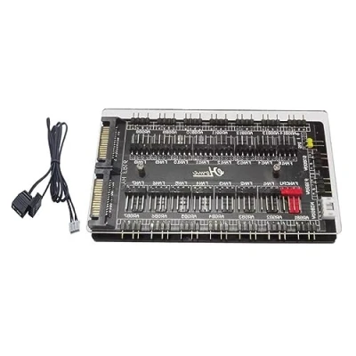 Immagine di Myazs 12V/4Pin 5V/3Pin ARGB Fan PWM HUB 1 MultiWay Splitter Cooler Cavo di Estensione Adattatore Controller Velocità