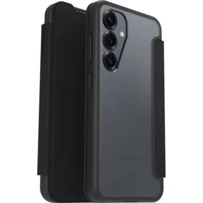Immagine di OtterBox React Folio (Samsung Galaxy S25), Cover smartphone, Nero, Trasparente