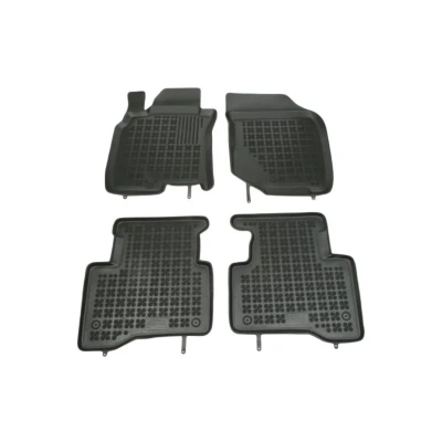 Immagine di REZAW PLAST 201811 Set tappetino Gomma anteriore e posteriore 4 nero Su misura NISSAN: X Trail