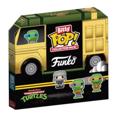 Immagine di Funko Bitty Pop! Teenage Mutant Ninja Turtles (TMNT) 12pc Multipack 0.9 Inch (2.2 Cm) Retro/Classicda Collezione Ripiano Espositivo Impilabile Incluso