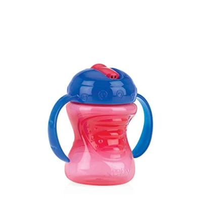 Immagine di Nûby 103027 Tazza con cannuccia, 240 ml, multicolore
