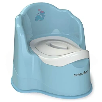 Immagine di BABYLON Vasino per bambini con coperchio Royal anti scivolo wc, colore: blu
