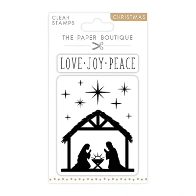 Immagine di Creative Expressions The Paper Boutique Set di timbri presepe, Acrilico, A6