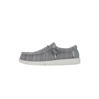 Immagine di Heydude Wally Stretch SOX Scarpe da barca, Uomo, Taglia: 43, Grey Sintetico / tessuto