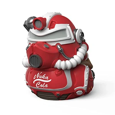 Immagine di TUBBZ Boxed Edition Nuka Cola T 51 Statuetta da collezione in vinile a forma di anatra, merchandising ufficiale Fallout, Thriller TV e videogiochi