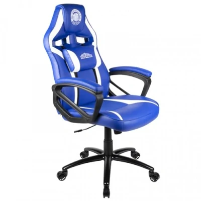 Immagine di Konix Sedia da ufficio gioco My Hero Academia Inclinazione della seduta di 15 Pelle PU liscia Blu e bianco