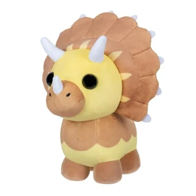 Immagine di Adopt Me! AME0101 20 cm peluche triceratops, ufficiale con codice gioco